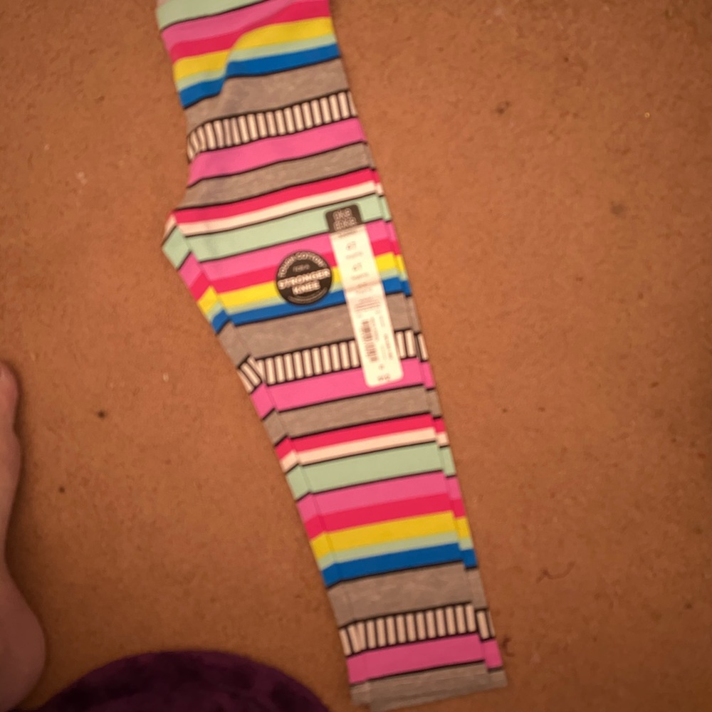 Children multi color leggings